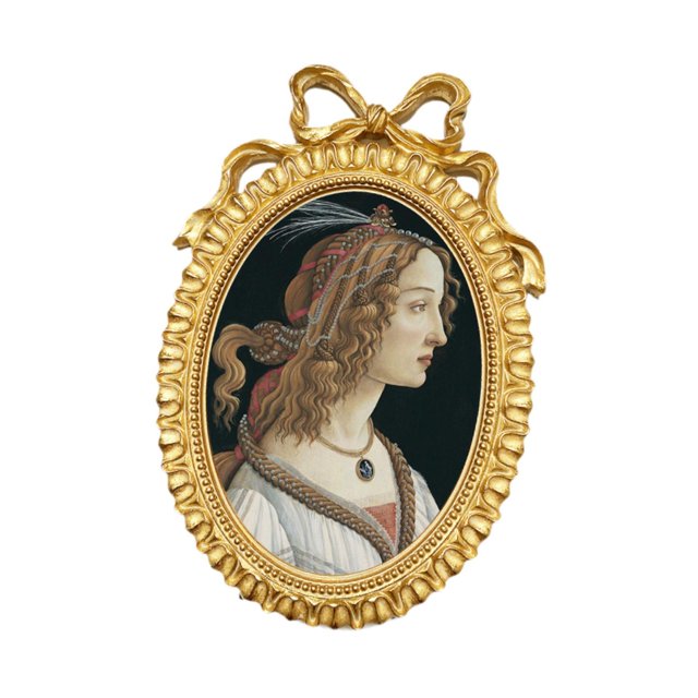 Lipstore Picture Frame Vintage Design Ornate,Sturdy,Tabletop Display or Wall Hanging Oval Gold