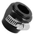 thumbnail image 2 of Hose Finishing Clamp Finisher Connector for Fuel/Oil/Diesel/Gas/Air/Water Pipe 10AN Aluminium AlloyBlack, 2 of 5