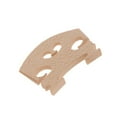 thumbnail image 1 of serony Solid Wooden Violin Bridge Musical Instrument DIY Replace 4-4 3.3cm, 1 of 7