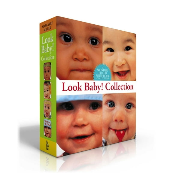 Look Baby! Books Look Baby! Collection (Boxed Set): Baby Faces; I Love Colors; Baby Food; What's on My Head?, (Board Book)