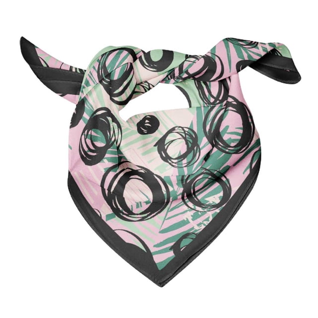 Bimba Womens Rectangular Printed Cotton Voile Scarf Neck Head Wrap-40 x 80 Inches