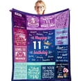 thumbnail image 1 of LHSHID 11 Year Old Girl Gifts Blankets Birthday Gifts for 11 Year Old Girls Throw Blanket 30"x40", 1 of 7