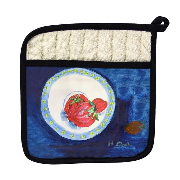 Betsy Drake Interiors Shrimp Plate - Pot Holder