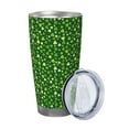 thumbnail image 2 of Daiia Happy St. Patrick's day Printed 20oz Insulated Coffee Cup with Straw Topper, Fully Spill Proof Travel Coffee Mug, Stainless Steel Tumbler for Work Home Outdoor Car-Without Straw, 2 of 8