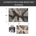 thumbnail image 2 of DEORAB Outdoor Rugs Patio Lightweight Waterproof Mat Plastic Rv Camper Outside Carpet,Black&Beige,10'x14', 2 of 8