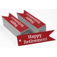 thumbnail image 2 of Inkdotpot Pack Of 50 Real Silver Foil Paper Tags Happy Retirement Favor Hang Tags, 2 of 6