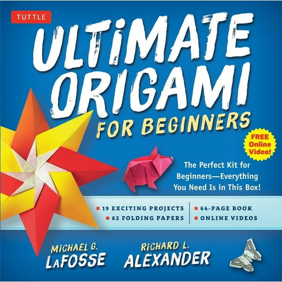 Ultimate Origami for Beginners Kit: The Perfect Kit for Beginners-Everything You Need Is in This Box!: Kit Includes Origami Book, 19 Projects, 62 Origami Papers & Video Instructions (Other)