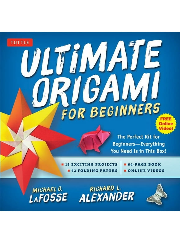 Ultimate Origami for Beginners Kit: The Perfect Kit for Beginners-Everything You Need Is in This Box!: Kit Includes Origami Book, 19 Projects, 62 Origami Papers & Video Instructions (Other)