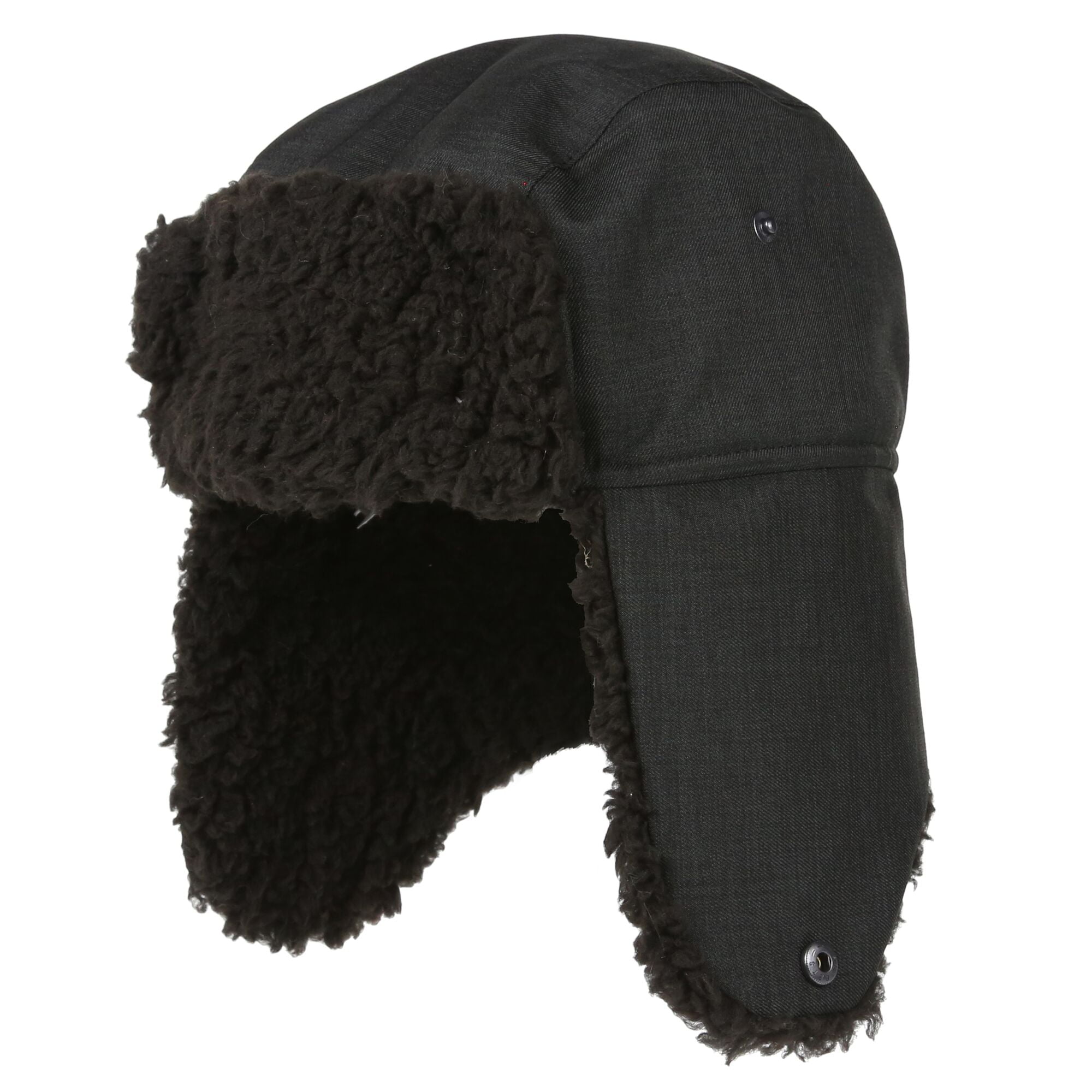 Download 3 Pack Adult Fleece Trapper Hat Black Warm Thermal Winter ...