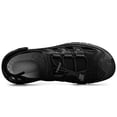thumbnail image 3 of Hicooer GOOHIK Mens Closed Toe Sandals, Sport Sandals Casual Leather Handmade Sandals Adjustable Fisherman Beach Sandals For Outdoor Walking Driving Black, 3 of 7