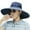 Dark Blue, variant on 6 inch Super Wide Brim Sun Protection Hat Unisex Fishing Hiking Garden Lawn Work Waterproof Breathable Hats