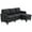 Dark Grey, variant on HOMCOM Sectional Sofa with Ottoman