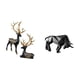 thumbnail image 5 of Colección De Esculturas De Resina De Reno, Toro, Alce, Ciervo, Figura De Animal, Estatua Abstracta Moderna, Adorno Para Gabinete, Mesa, Entrada, Escritorio, Estante, Boda, Inauguración De La, 5 of 8