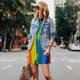 thumbnail image 4 of Fotbe Rainbow Colored Vestido de Verano sin Mangas para Mujer – Vestido Midi Línea A, Estilo Camiseta Floral, Vestido Playero Casual y Fluido, 4 of 7