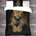 thumbnail image 1 of Leopard Pieces Animal Duvet Cover Set Wildlife Print Bedding Comforter Quilt Cover,Ultra Soft Microfiber Single, 1 of 5