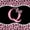 Black Pink Q, variant on Manfei Leopard Print Bow Letter B Twin Bedding Sets for Girls, Black Pink Initial Bedding Comforter Set, Black Reversible, 7-Piece