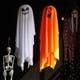 thumbnail image 1 of Fantasma Luminoso de Halloween | Decoración Colgante de Tela Naranja de Fantasma 92 X 26 Cm | Diseños Faciales Espeluznantes | Luces Amarillas Integradas | Resistente y Portátil | Fácil de Instalar |, 1 of 6