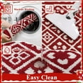 thumbnail image 6 of Vaukki 24"x120" kitchen Runner Rug, Non Slip Washable Absorbent Floor Mat, for Sink Laundry Hallway, Red, 6 of 7