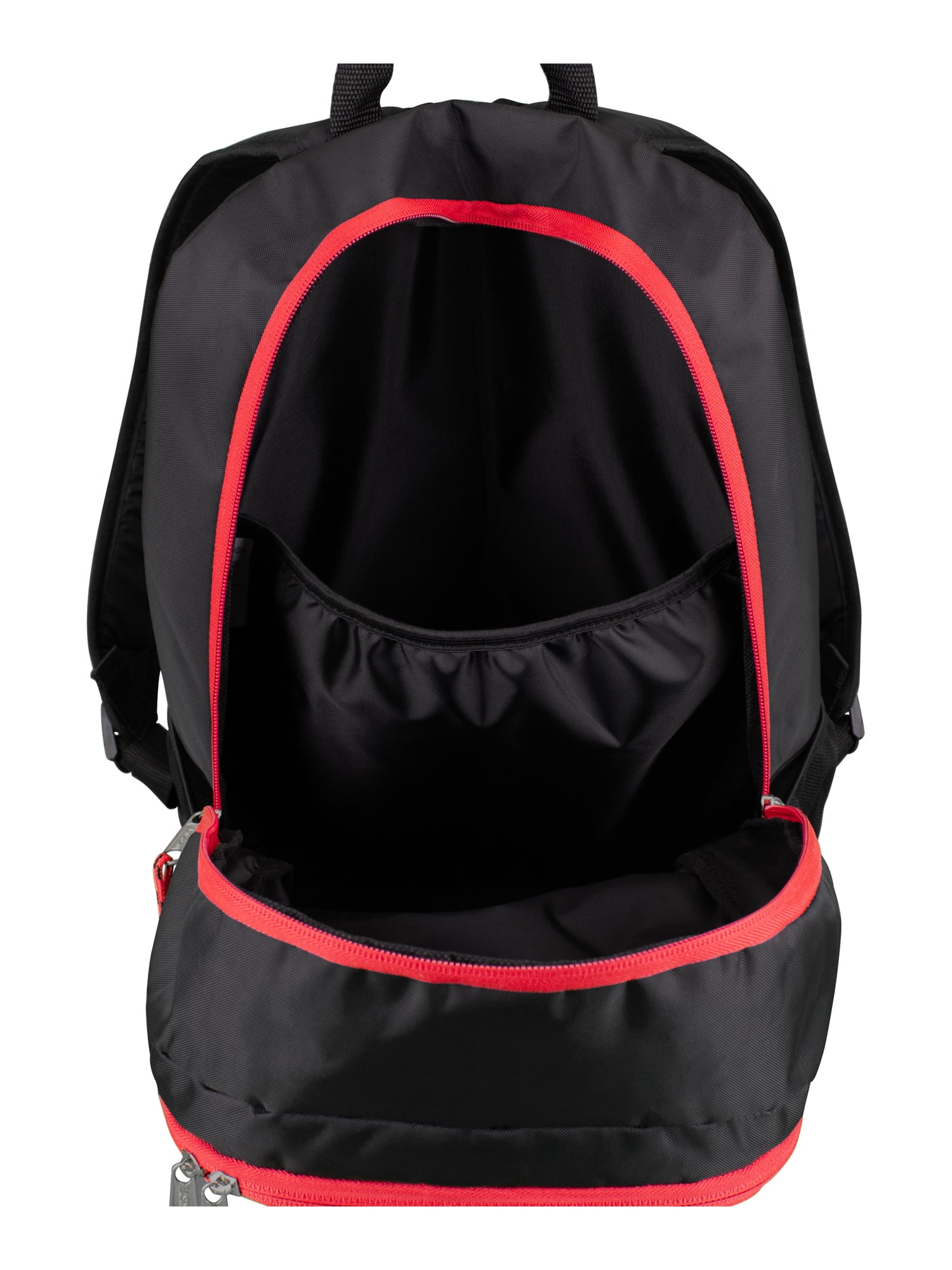 Eastsport Unisex Trailblazer Backpack, Black/Red