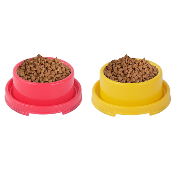 Cuenco para perros, cuencos elevados para comida de mascotas, cuencos para cachorros y gatos, cuenco redondo sin derrames, alimentador de agua colorido, cuenco para comer para animales pequeños