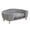 Gray, variant on Elevated Pet Sofa Bed for Small Dogs 11-25 lbs, Stylish Birch Wood Dog Couch