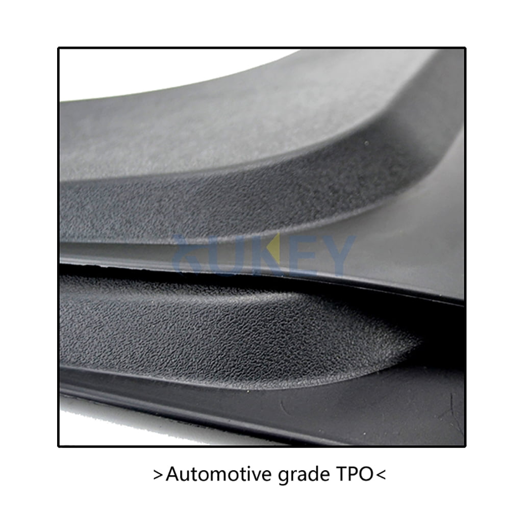 16.2''X 9.8" 4pcs Universal Front Rear Mud Flaps Splash Guard Mudguards Black For Pick-up Truck & Van, SUV