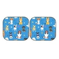 thumbnail image 7 of Balery Cute Dogs Sun Shield 2 Pack For Car Front Windows Foldable Sun Visor Protector Blocks Max Uv Rays And Keeps Your Vehicle Cool For Most Sedans Suv Truck, 7 of 7