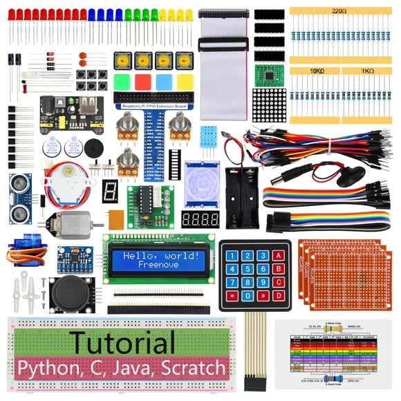 Kit de inicio Freenove Ultimate para Raspberry Pi 5 4 B 3 B+ 400
