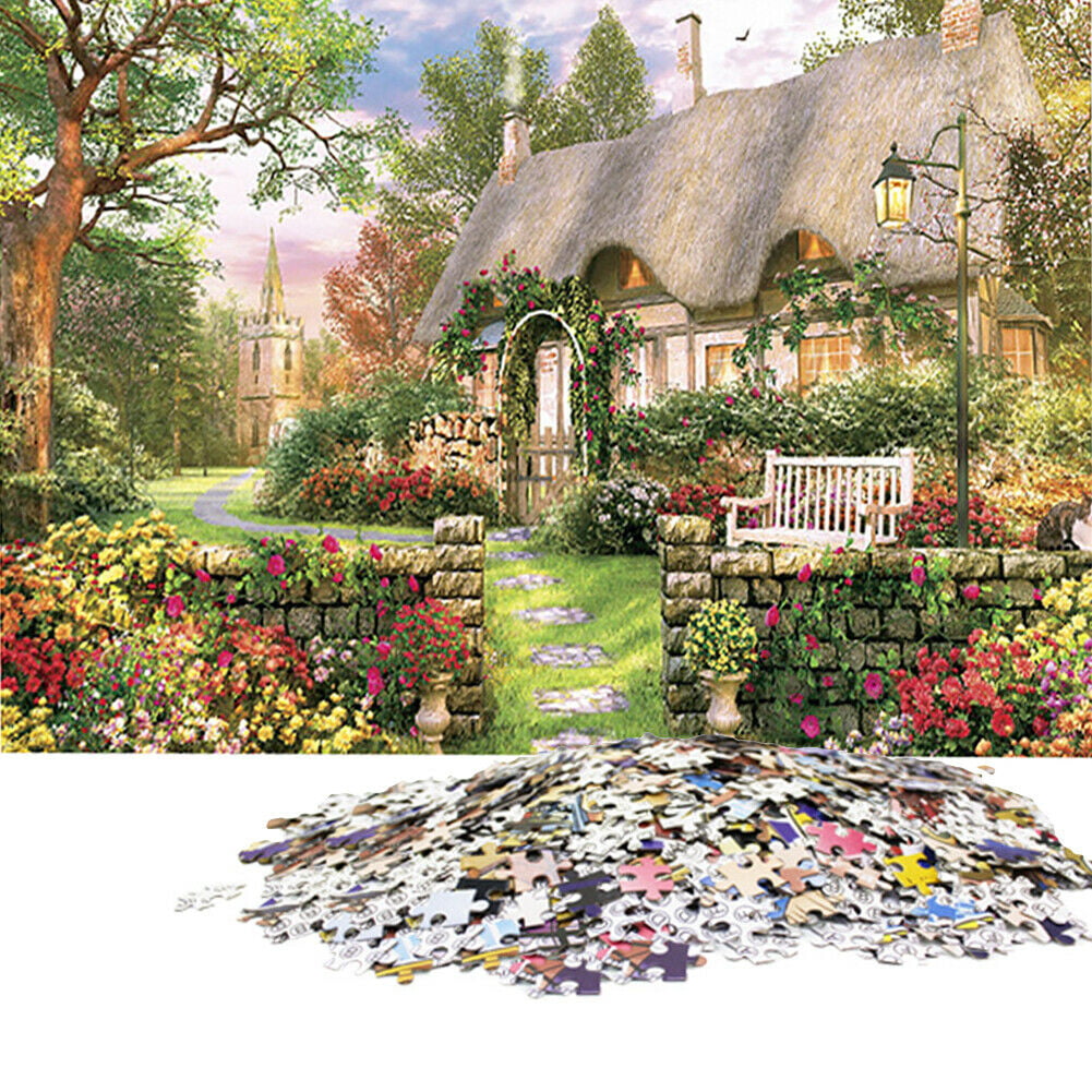 1000 Piece Jigsaw Puzzle England Cottage Landscapes new Educational Puzzles E1H7