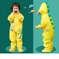 thumbnail image 2 of TAIAOJING Toddler Child Raincoat Boy Child Water Girl Baby Kindergarten Transparent Primary School Student Poncho Dinosaur Raincoat Rain Gear Holiday 4-6Y, 2 of 7