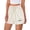 White, variant on cocolona Womens Summer Casual Loose Athletic Shorts Solid Color Elastic Waist Drawstring Gym Running Shorts with Pocket