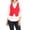 Red, variant on Women's Dressy Casual Versatile Racerback Vest Tuxedo Suit Waistcoat