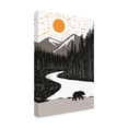 thumbnail image 2 of Trademark Fine Art jay stanley Bear By the River Canvas Wall Art, 2 of 4