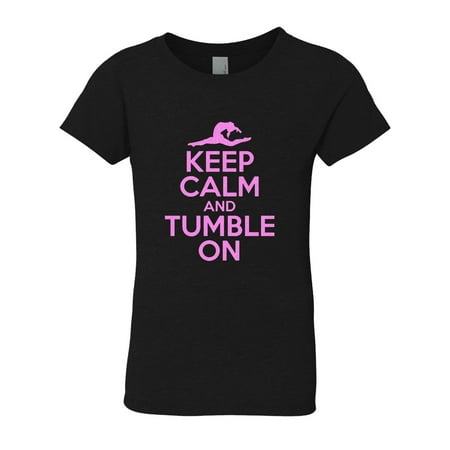 Keep Calm Pink Glitter - 3 Pearls Designs Girls Black Neon Pink Glitter