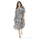 thumbnail image 5 of Vestido largo animal print Roman Fashion /Tallas Extras, 1765 (Negro animal print) negro 38, 5 of 6