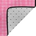 thumbnail image 6 of XMXY Pink Hearts Love Checkered Area Rugs Doormat Outdoor Entrance , Facecloth Non-slip Floor Mat Rug for Living Room Kitchen Sink Area Indoor 36"x24", 6 of 9