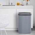 thumbnail image 6 of BestOffice 13Gal PlasticTrash Can Automatic Touchless, Odor Control Kitchen Garbage Can w/Lid, Gray, 6 of 7