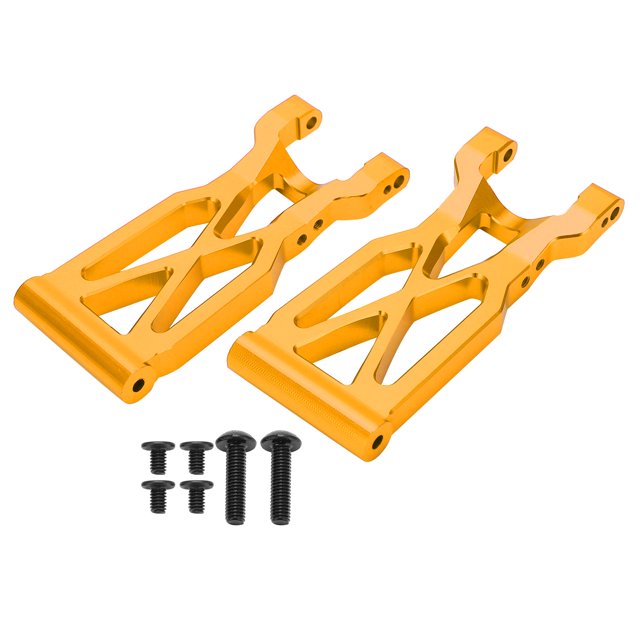 Brazo de suspensión trasera RC, brazo oscilante trasero de aleación de aluminio, piezas de mejora, accesorios para coche Wltoys 104001 1/10 RC