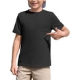 thumbnail image 3 of Summer Children Boy's Tee Tops Short Sleeve Kids Casual Solid Color Shirt with Pocket, 3 of 6