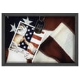 thumbnail image 4 of 24x36 Barnwood Shadow Box Black Picture Frame - UV Acrylic, Backing, Hanging Hardware, 4 of 7