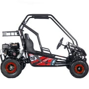 MotoTec Mud XL 212cc 2 Seat Go Kart Full Suspension Red