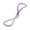 Purple 15LB, variant on Gieenan Workout Muscle Pull Rope 8 Resistance Band Training Rope Open Neck Stretch Belt