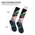 thumbnail image 2 of Picia Snake Holding A Lotus Printed Sports Compression Socks - 15-20mmHg Graduated Compression, High-Performance Soft and Breathable Socks for Men and Women, 2 of 5