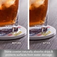 thumbnail image 4 of Thirstystone Coastal Colors Single Round Stone Coaster Create Your Own Set, 4 of 7