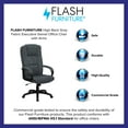 thumbnail image 4 of Flash Furniture Rochelle High Back Gray Fabric Executive Swivel Office Chair with Arms, 4 of 13