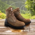 thumbnail image 2 of Botas de trabajo Carhartt Ironwood impermeables para hombre, color marrón 8W, 2 of 6