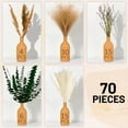 thumbnail image 6 of Sanmadrola Green Pampas Grass Boho Decor Exquisite Lavender and Eucalyptus Dried Flower Arrangements for Western Rustic Flowers for Your Bohemian Home Bedroom Table Decor, 6 of 8