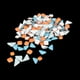 thumbnail image 5 of Azulejos de mosaico surtidos de 200 g para manualidades decorativas y de cristal. Naranja azul, 5 of 8