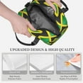 thumbnail image 4 of Women Men Jamaica Reusable Insulated Lunch Cooler Leakproof Meal PrepTote Bag with Removable Adjustable Shoulder Strap, 4 of 7