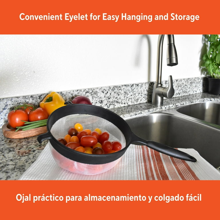 IMUSA 6in Nylon Strainer, Black - Walmart.com